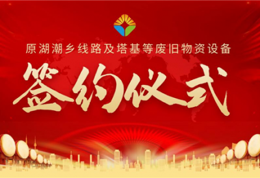 原湖潮鄉(xiāng)線路及塔基等廢舊物資設(shè)備項目簽約儀式圓滿落幕！——小額資產(chǎn)簡易程序初顯成效