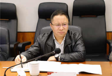 貴州省生態(tài)環(huán)境廳副廳長級(jí)專員王家齊一行到貴州環(huán)境能源交易所調(diào)研座談