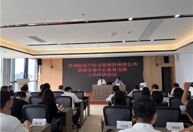 貴州陽光產(chǎn)權(quán)交易所有限公司赴貴陽市礦產(chǎn)能源投資集團有限公司開展業(yè)務(wù)交流培訓(xùn)
